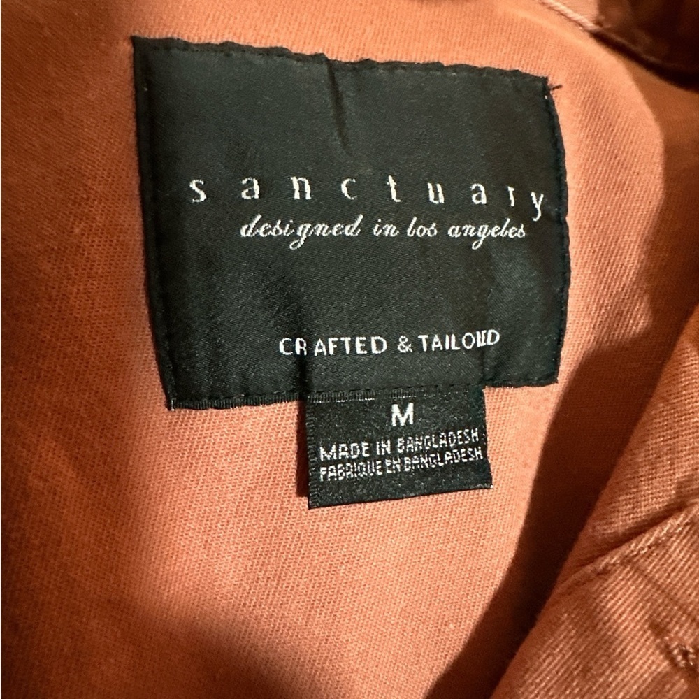 Sanctuary Dusty Pink Utility Jacket with Classic Design - Picture 2 of 6